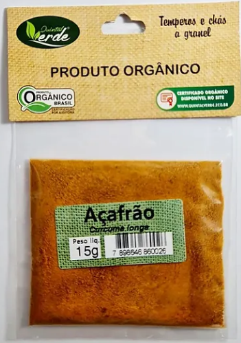 AÇAFRÃO ORGÂNICO
