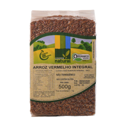 ARROZ VERMELHO INTEGRAL ORGÂNICO