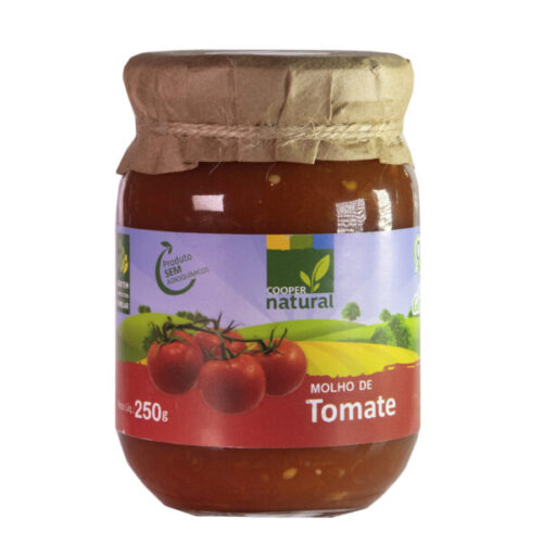 MOLHO DE TOMATE ORGÂNICO COOPERNATURAL - PEQUENO
