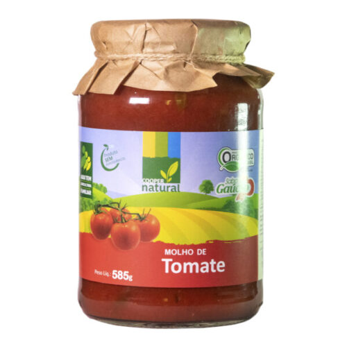 MOLHO DE TOMATE ORGÂNICO COOPERNATURAL - GRANDE