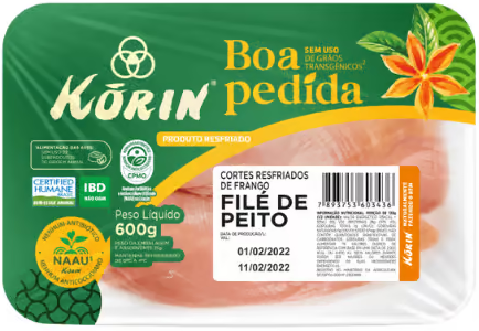 FILÉ DE PEITO KORIN - BOA PEDIDA