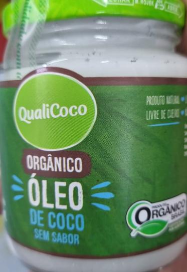 ÓLEO DE COCO SEM SABOR ORGÂNICO – QUALICOCO