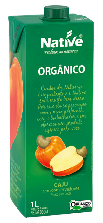 SUCO DE CAJU ORGÂNICO NATIVE 1L