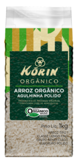 ARROZ AGULHINHA POLIDO ORGÂNICO - KORIN