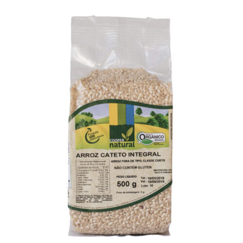ARROZ CATETO INTEGRAL ORGÂNICO